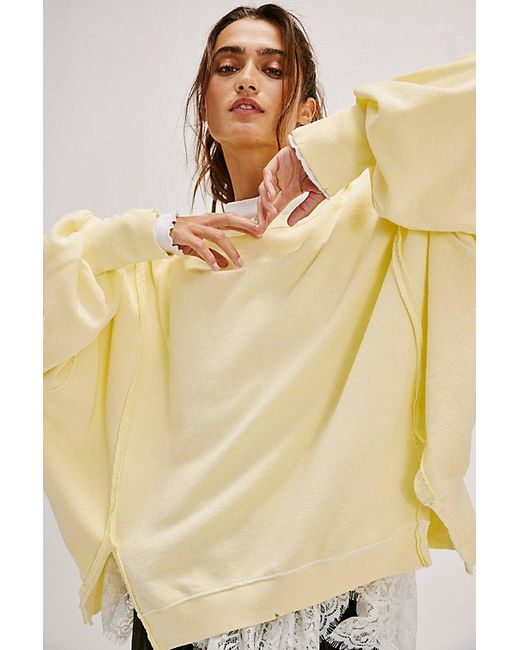 Free People Natural Camden Sweatshirt