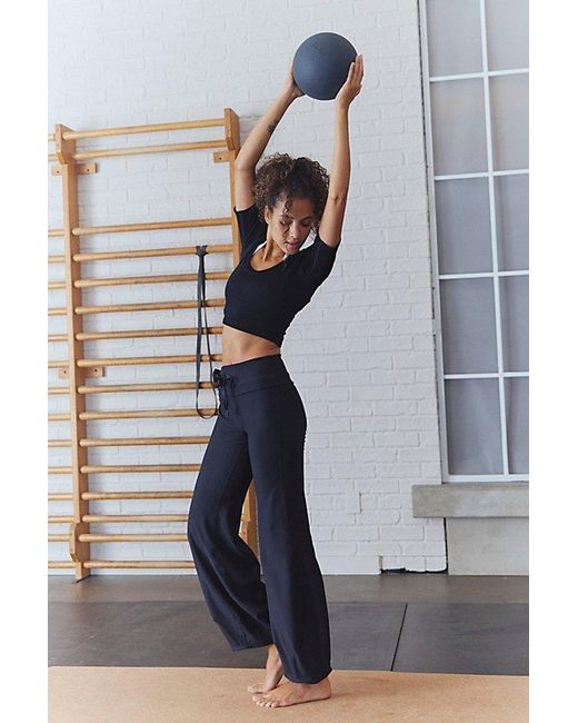 Fp Movement Gray Quick Step Ribbed Bubble Pant