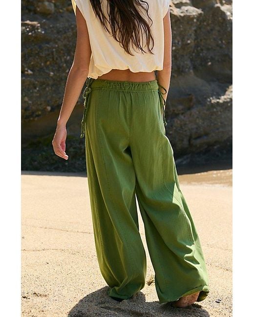 free-est Green Sun Dazed Pants By