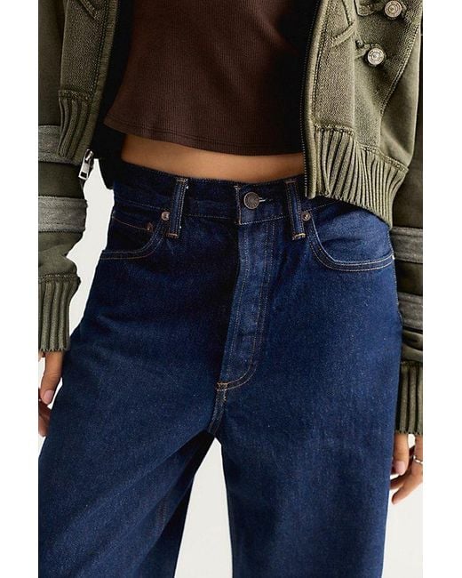 Agolde Blue Big Cuff Jeans