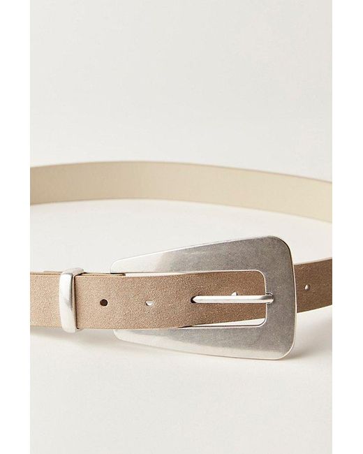 Free People Natural Patcha Suede Belt