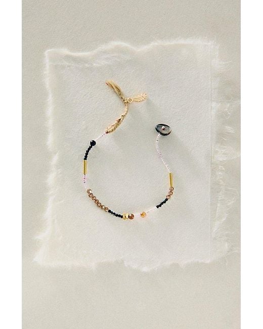 Free People Multicolor Muse Semi-Precious Beaded Bracelet