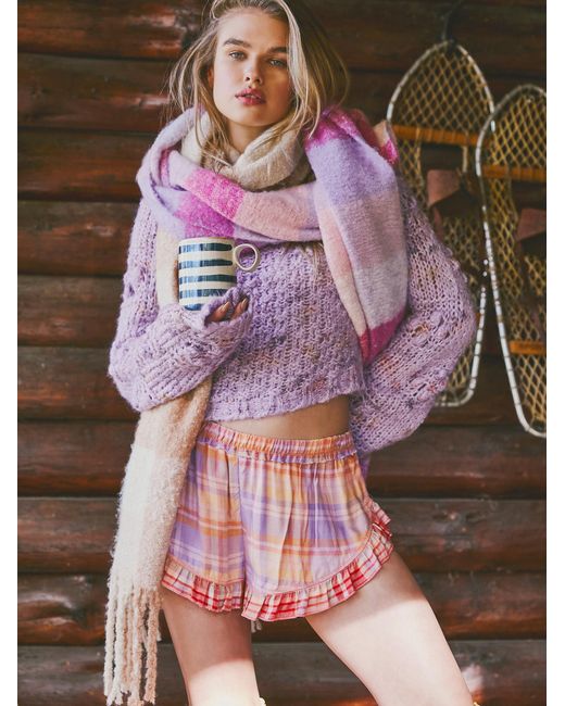 Free People Fallin' For Flannel Shorts
