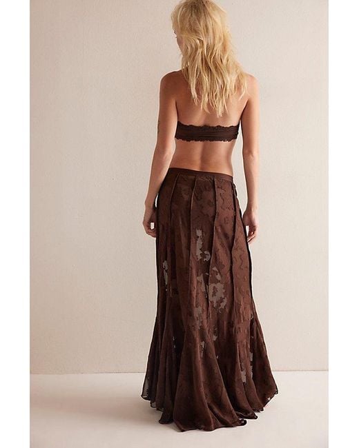 Intimately By Free People Gray Maybe Baby Maxi Slip Skirt By