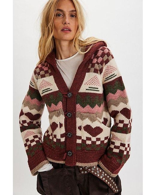 Barbour Brown Ruby Knitted Cardi