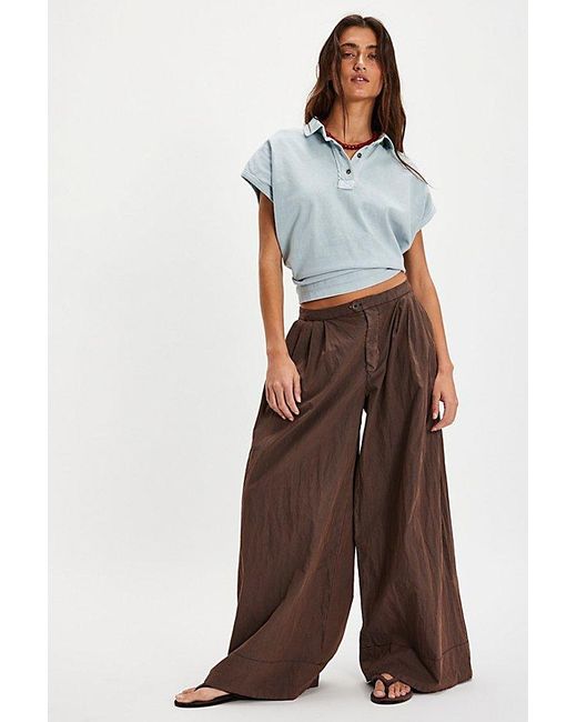 Free People ★ Paige Pleated Pull-On Trousers Free People Paige Pleated Pull-On Trousers | Lyst