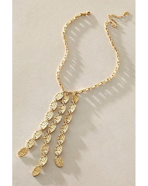 Free People Natural Zinnia Pendant Necklace
