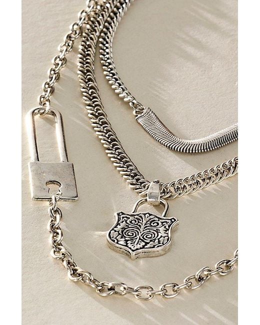 Free People Natural Last Call Layered Necklace
