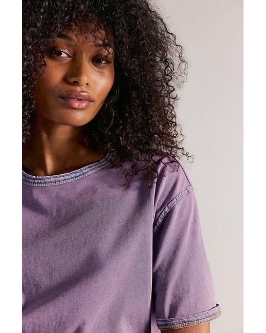 Free People Red Bad Habit Tee