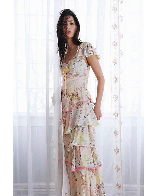 Free People Natural Love You Bunches Midi Dress