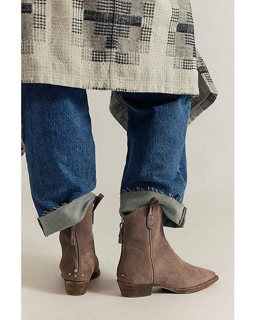 Free People Blue We The Free Wesley Ankle Boots