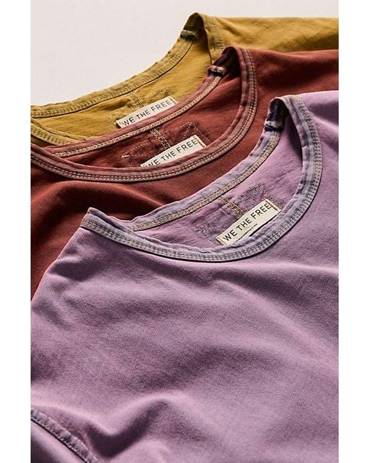 Free People Red Bad Habit Tee