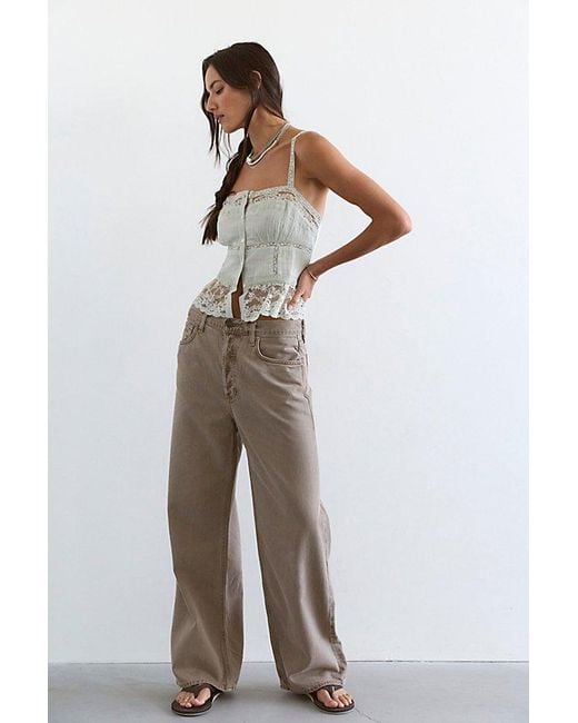 Free People White Alessandra Top