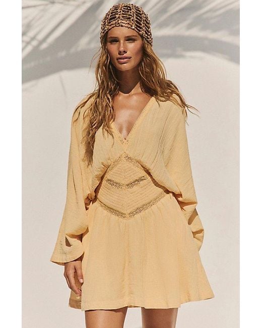 free-est Natural Celia Mini Dress By