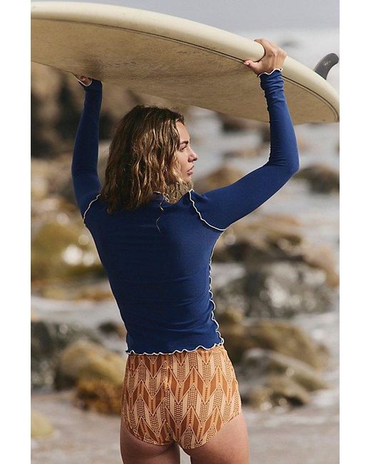 Seea Blue Sila Uv Protection Surf Rashguard