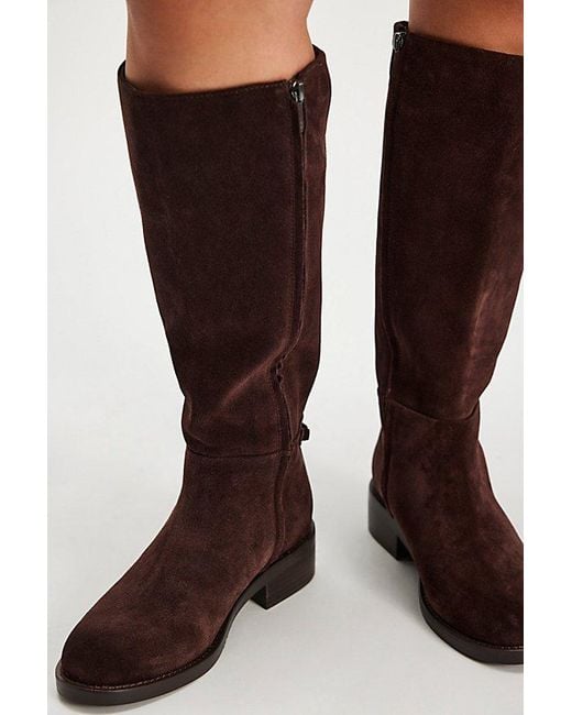 Sam Edelman Brown Milla Wide Calf Tall Boots By