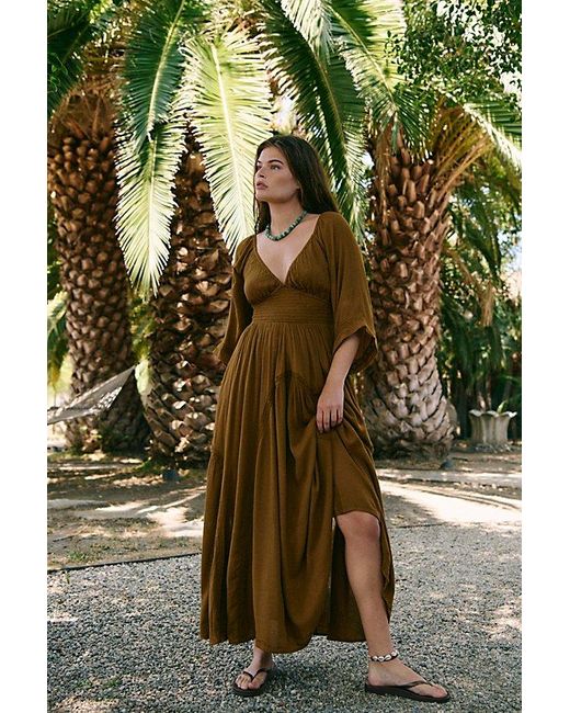 free-est Green Dixie Maxi Dress By