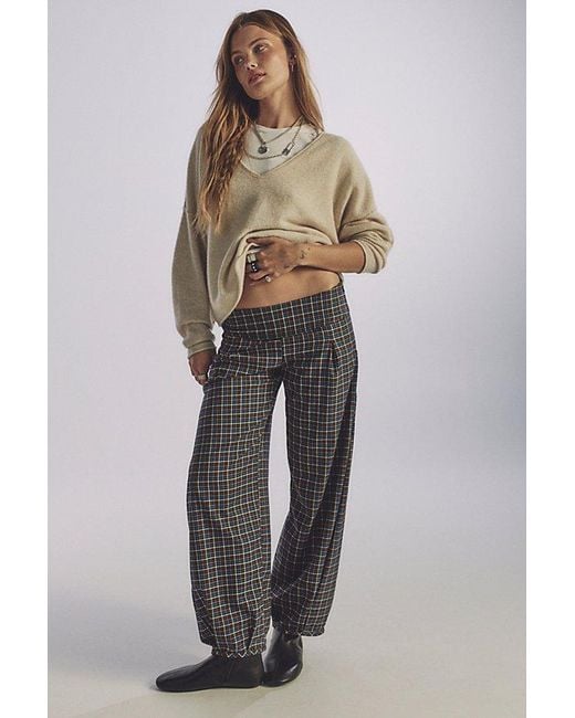 Free People Multicolor Lizzy Low-Rise Balloon Pants