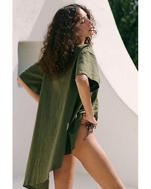 free-est Green Alina Top By
