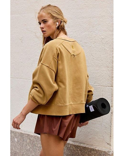 Fp Movement Brown Intercept Pullover