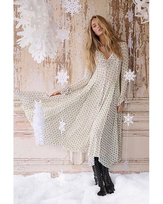 Free People Natural Annalise Maxi Dress