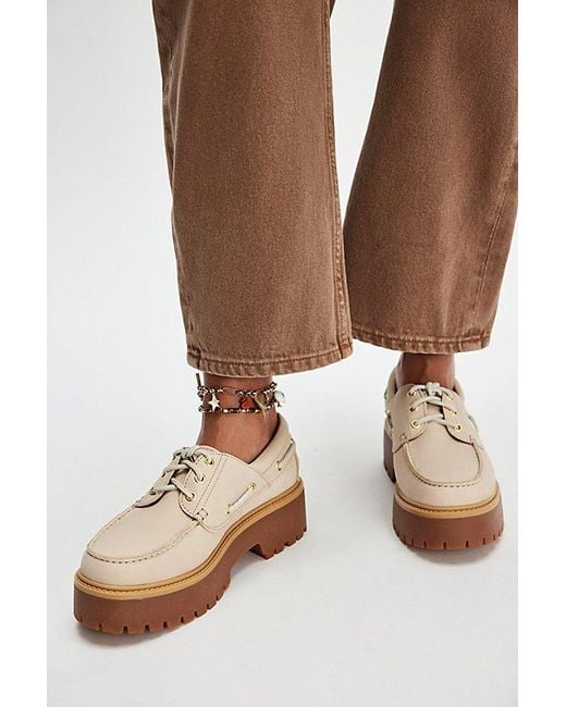 Timberland Gray Stone Street Boat Shoes