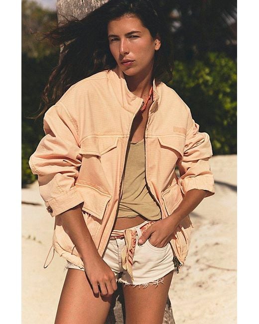 Free People Brown Daybreaker Parka Top
