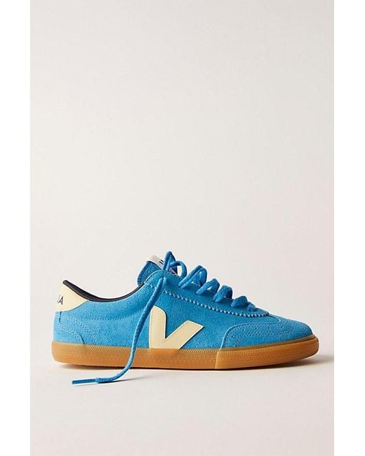 Veja Blue Volley Suede Sneakers