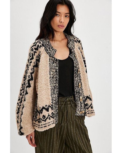 Free People Green Kodiak Cardi