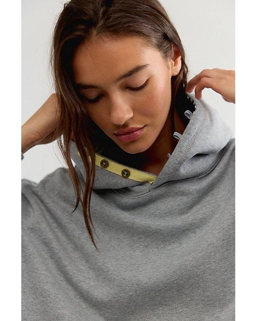 Free People Gray Field Day Hoodie