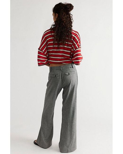 Closed Red Flye Trousers