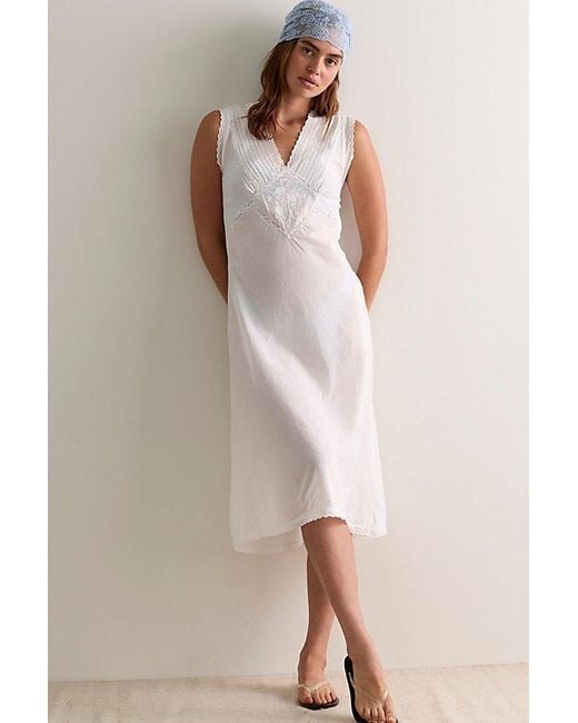 Intimately By Free People White Me And You Midi Slip Dress By