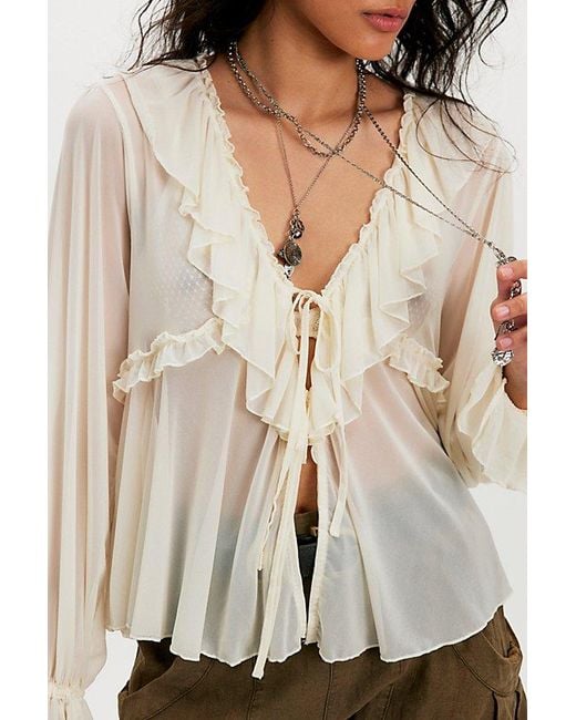 Free People Black Fearless Long Sleeve Top