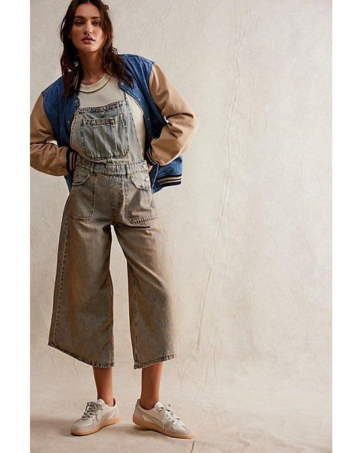 Free People Natural We The Free Canyonland Overalls