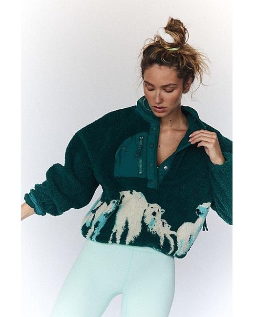 Free People Hit The Slopes Printed Pullover | Lyst