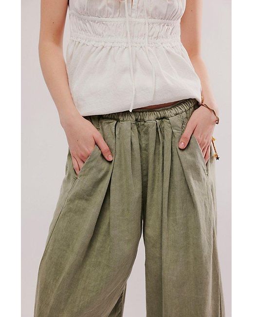 Free People Multicolor To The Sky Parachute Pants At In Ivy League, Size: Xs