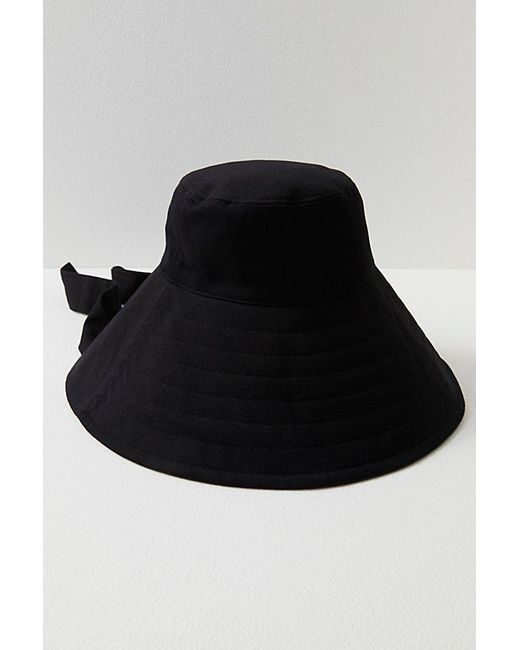 Free People Black Shoreline Bucket Hat