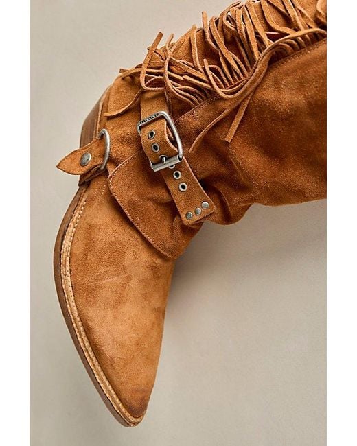Free People Brown Alyse Convertible Over-The-Knee Boots