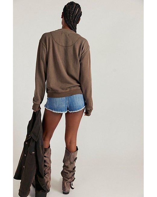 Free People Brown Take It Easy Cardigan