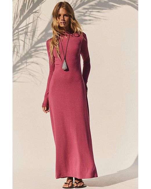 free-est Pink Good Feels Alessia Maxi Dress By