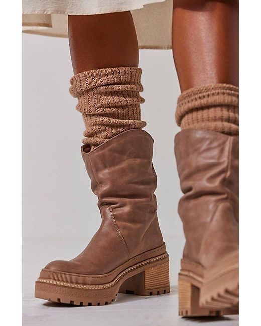 Free People Brown Mel Slouch Boots