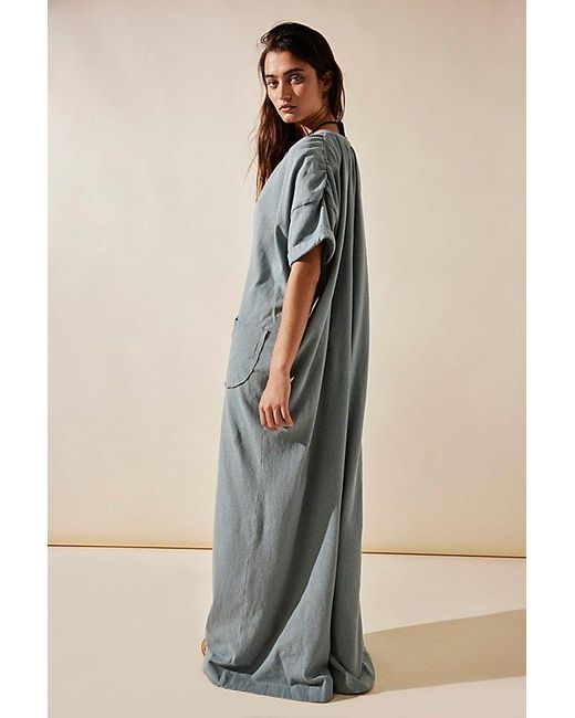 Free People Gray My Go-to Jumpsuit