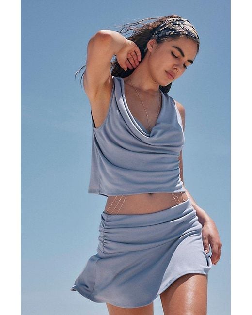 Free People Women's Good Feels Mini Skirt Set By