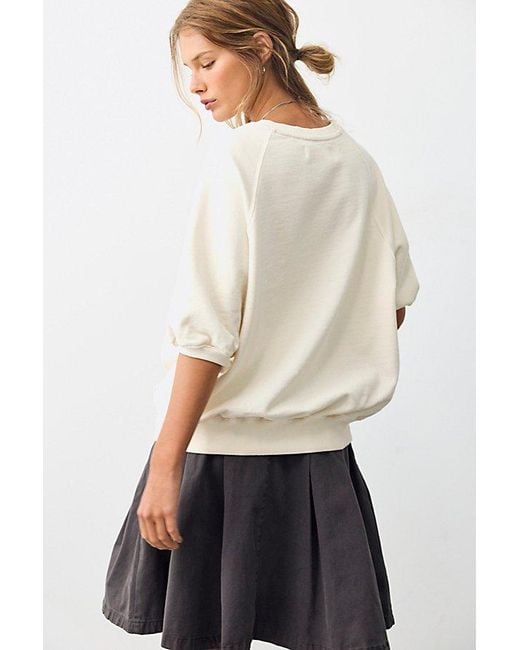 Free People White Better On Sweatshirt