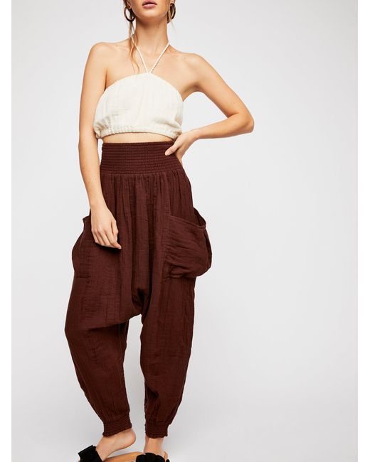 Free People Multicolor Walk On Fire Pant