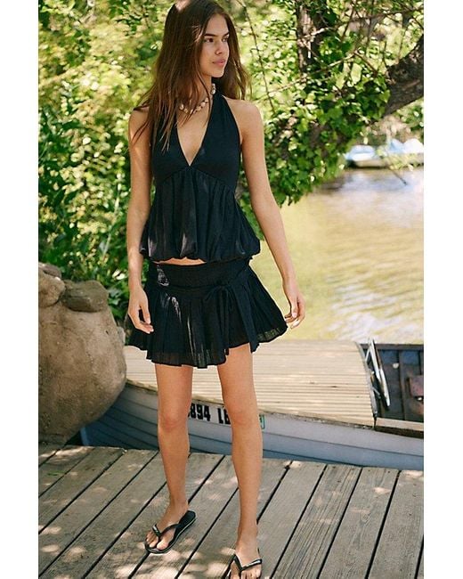 free-est Green Paige Top By