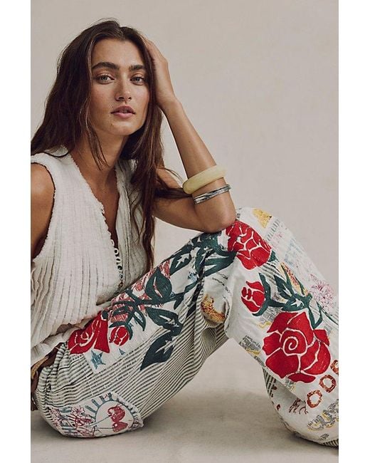 Free People Blue Lost And Found Boyfriend Jeans