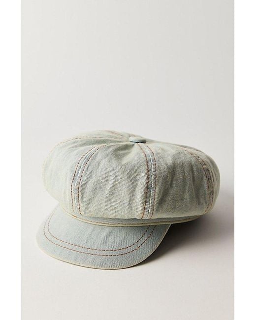 Free People Brown Blakely Bubble Cadet Cap