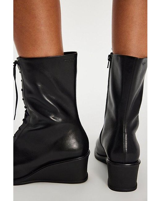 Vagabond Black Vagabond Aino Wedge Boots By