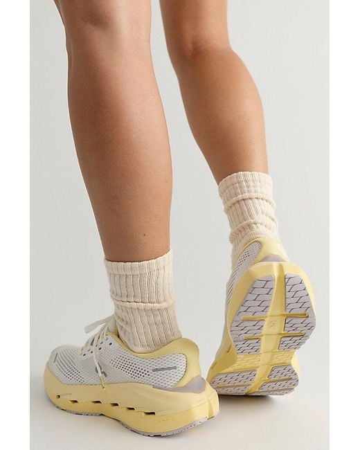 On Shoes Yellow Cloudrunner 3 Max Sneakers